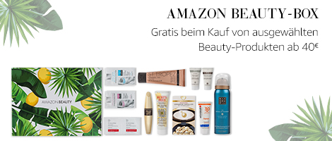 Gratis AMAZON BEAUTY-BOX beim Kauf von auserwählten Produkten ab 40 €