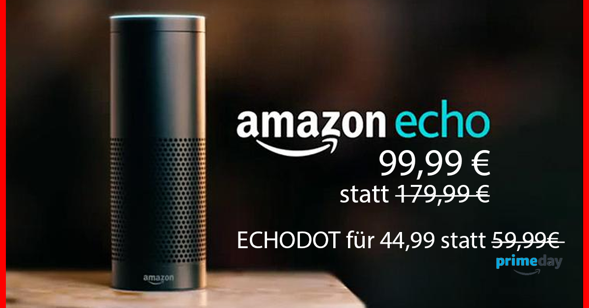 Amazon Echo für 99,99 €, Zertifiziert und generalüberholt