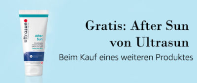 Gratis After-Sun von ultrasun