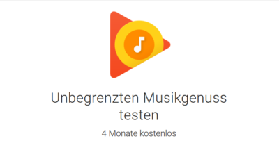 4 Monate Google Play Music gratis – [Neukunden]